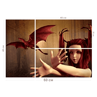 шаблон модульной картины 7