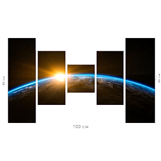 шаблон модульной картины 10