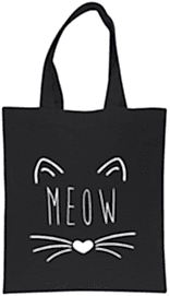 Печать на черной сумке