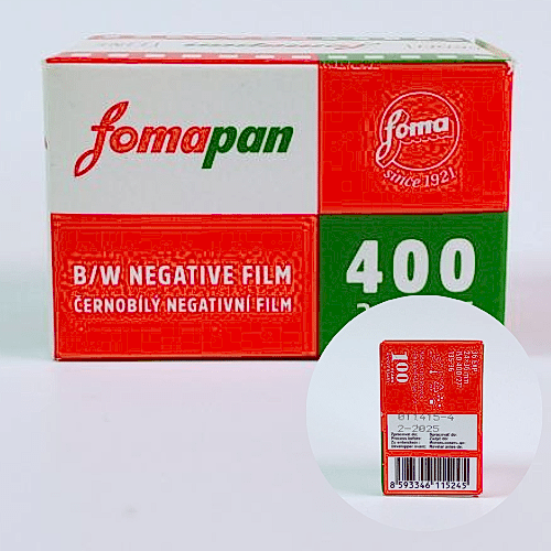 Фотопленка черно-белая Fomapan 400 135-36 