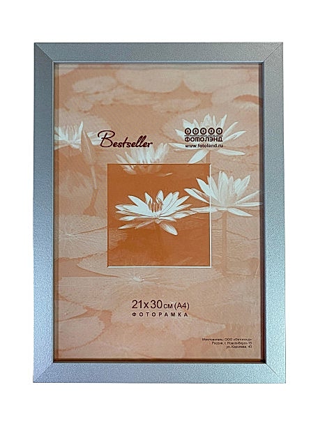 Рамка МК 2-90 серебро (20*30 см)