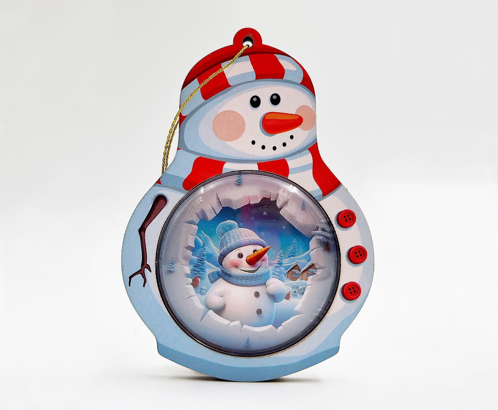 Магнит Снеговик