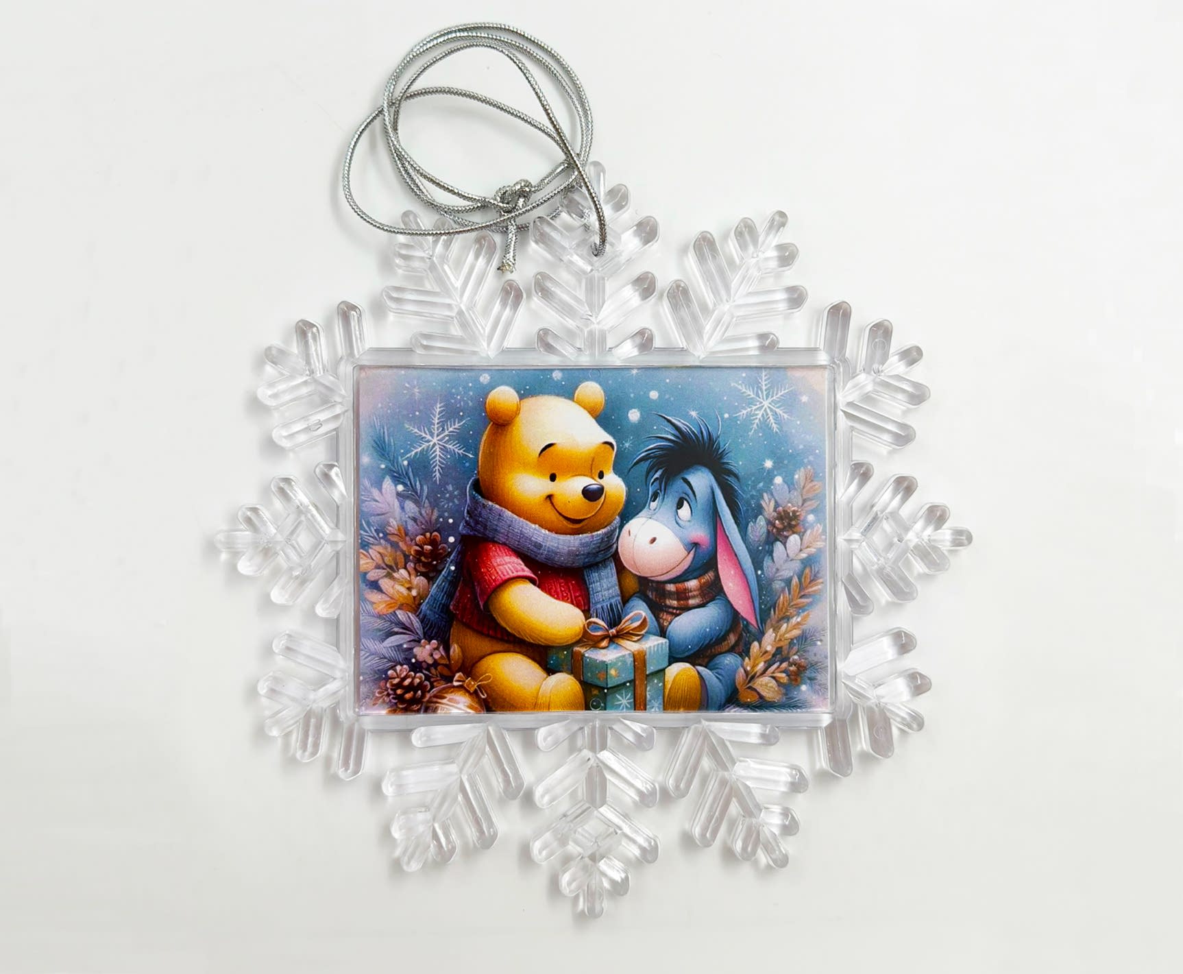 Ёлочная игрушка Снежинка большая